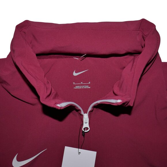 Nike Coaches Short Sleeve Jacket Men's Size M Water Repellent Dark Team Red NWT - Picture 6 of 10